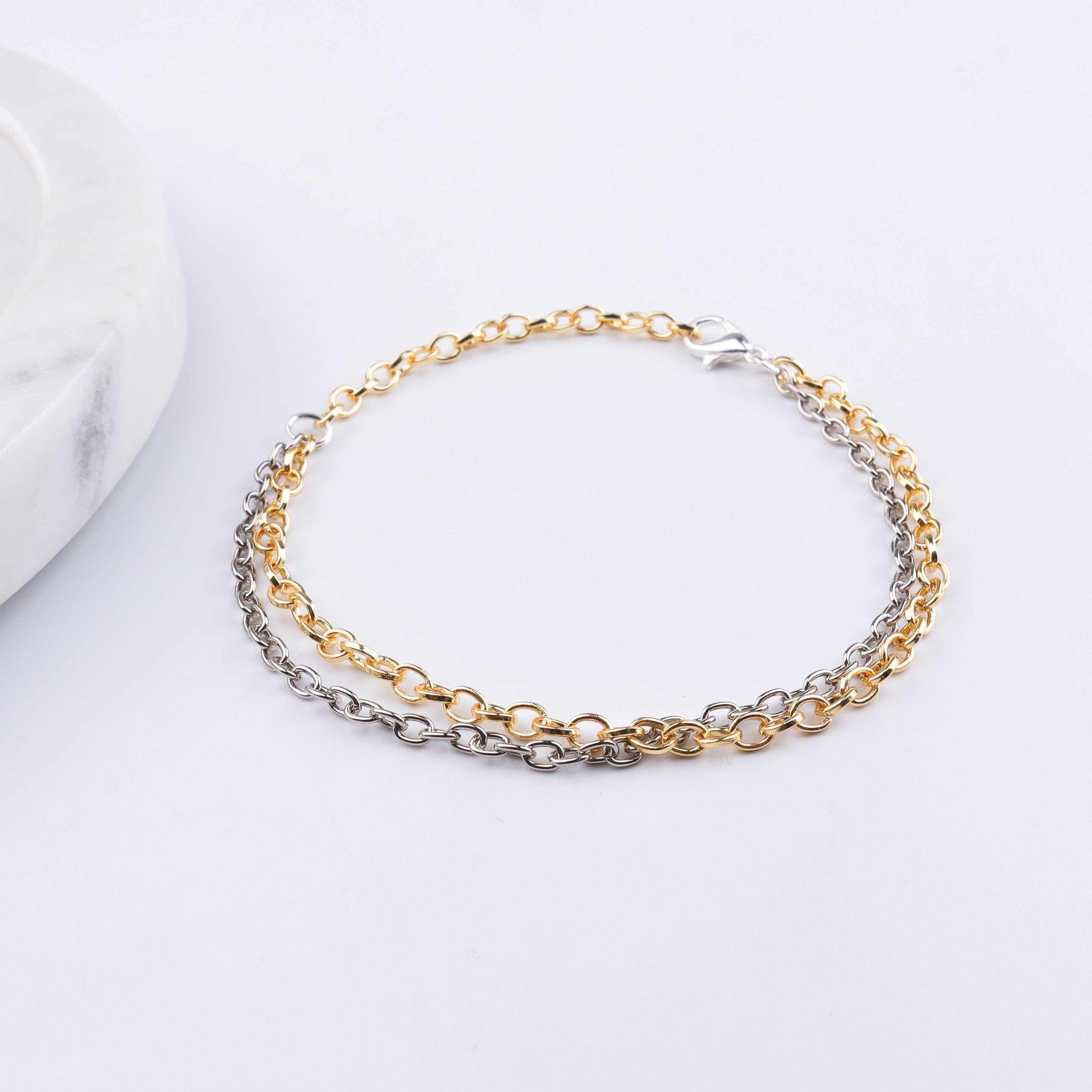 22K Gold Plated Brass Fashion Bracelet