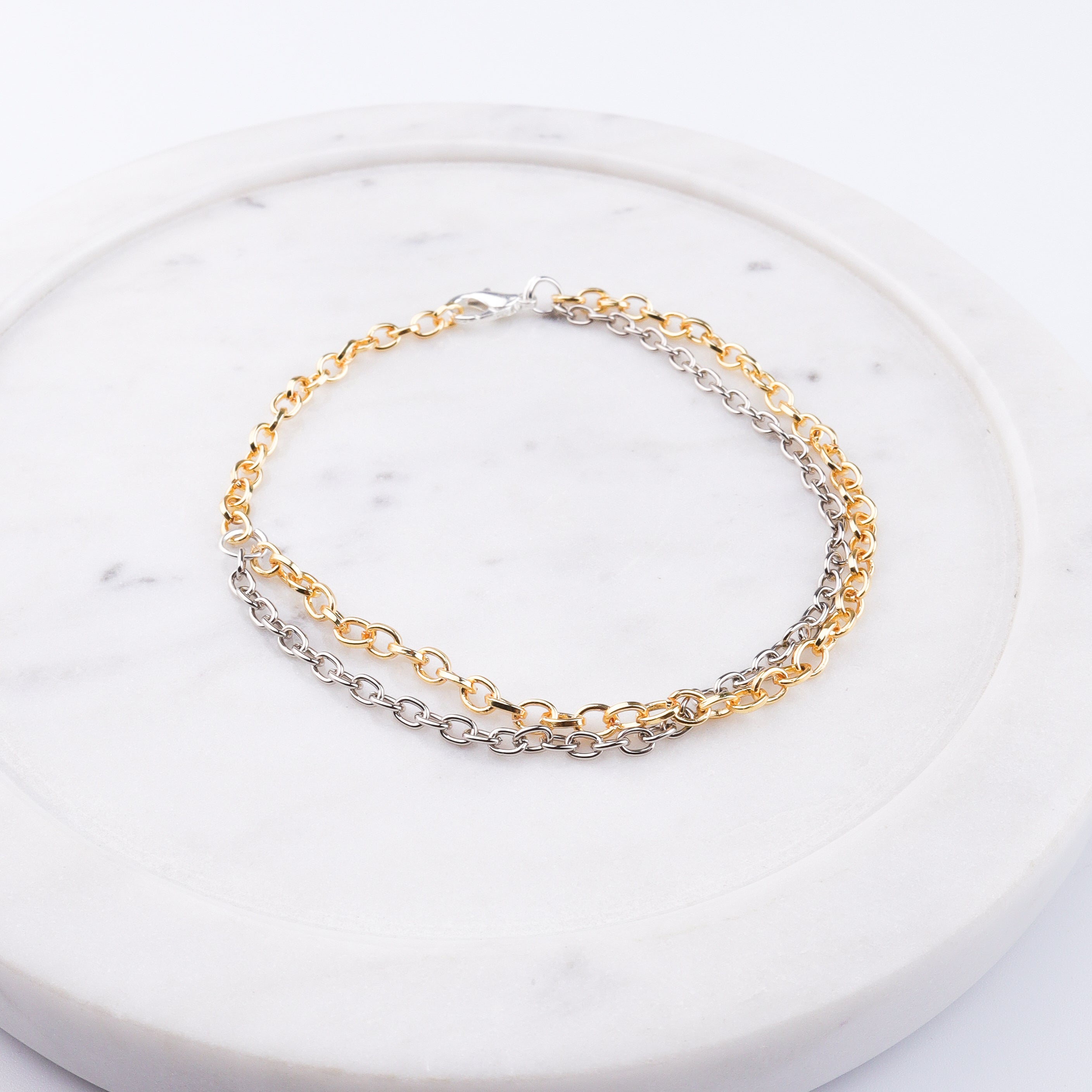 22K Gold Plated Brass Fashion Bracelet