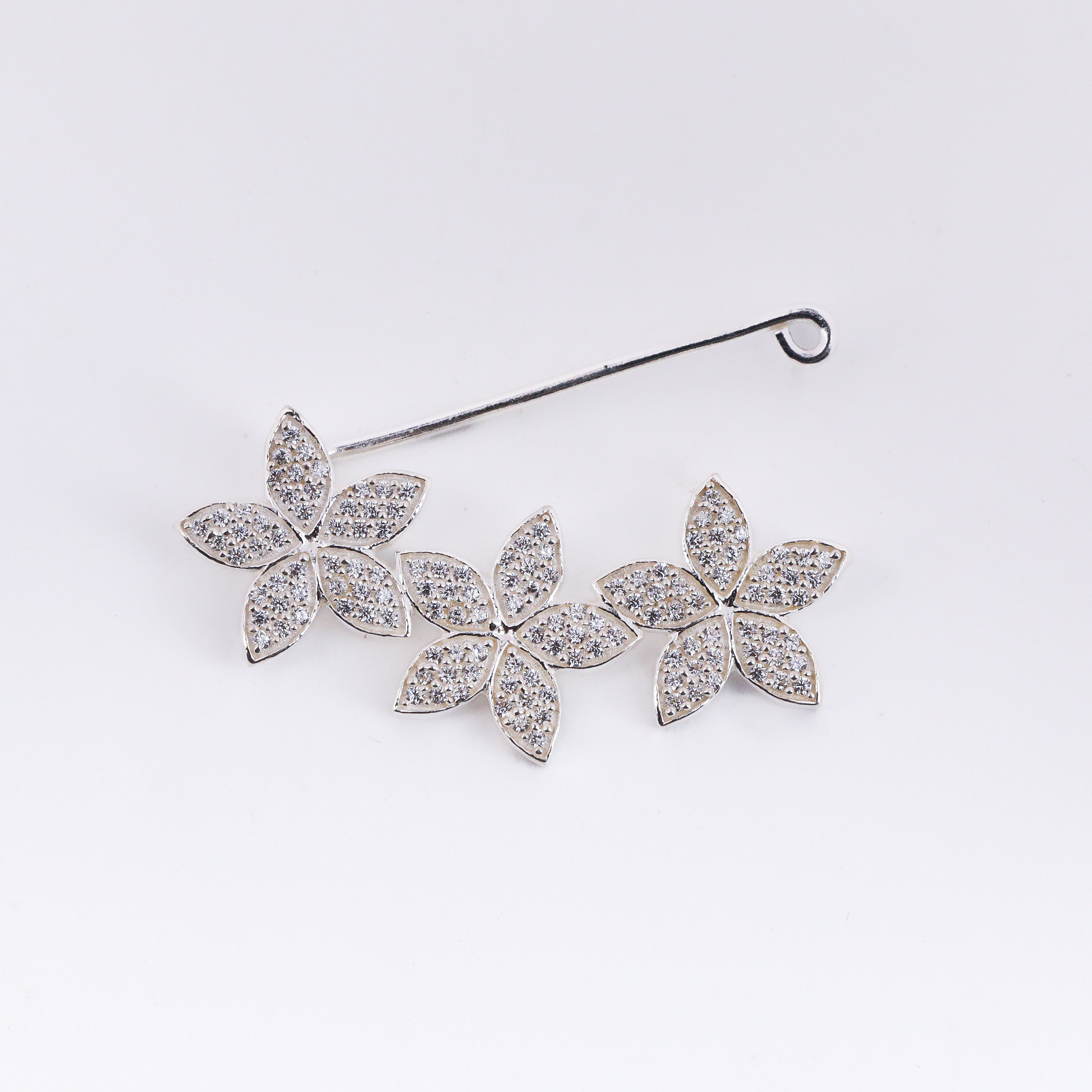 CZ Flower Nath Clipon (Big)