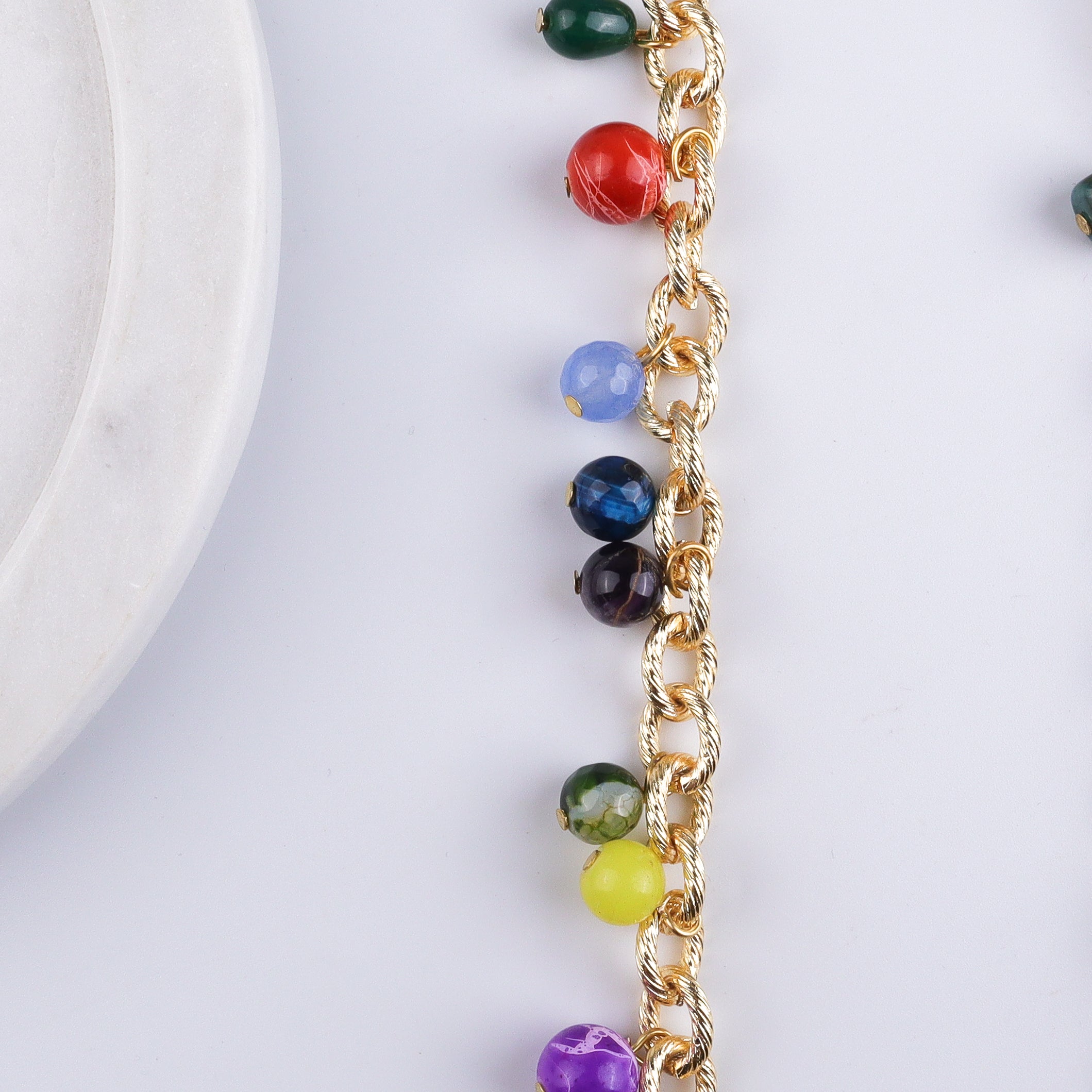 22K Gold Plated Brass Fashion Necklace