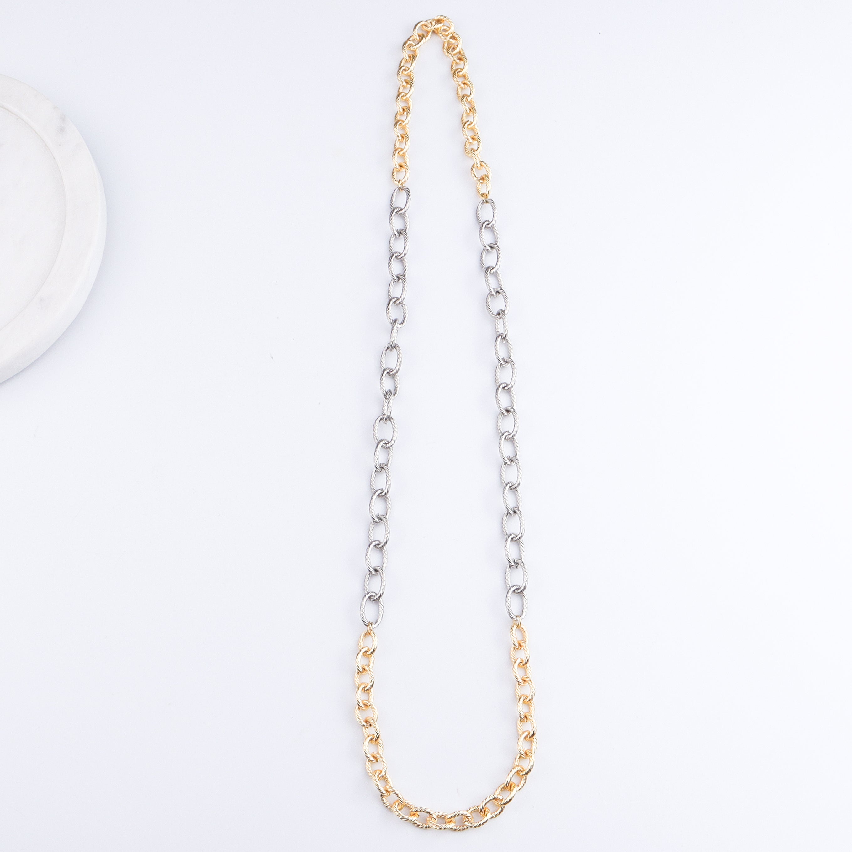 22K Gold Plated Brass Fashion Necklace