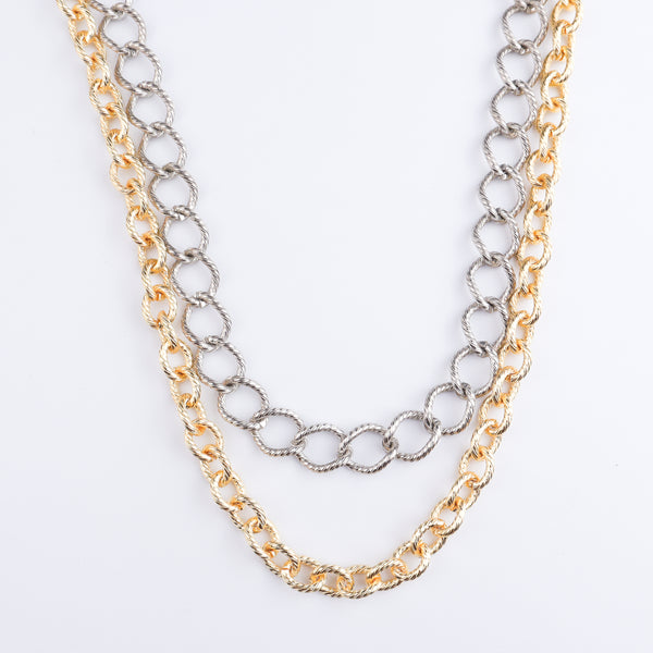 22K Gold Plated Brass Fashion Necklace
