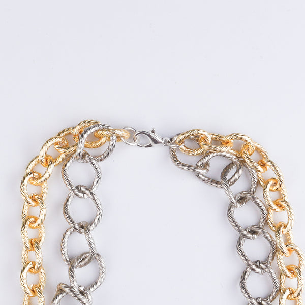 22K Gold Plated Brass Fashion Necklace