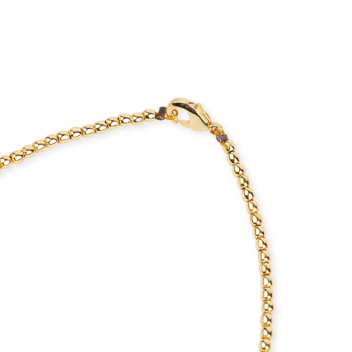 22K Gold Plated Fashion Pink Drop Necklace