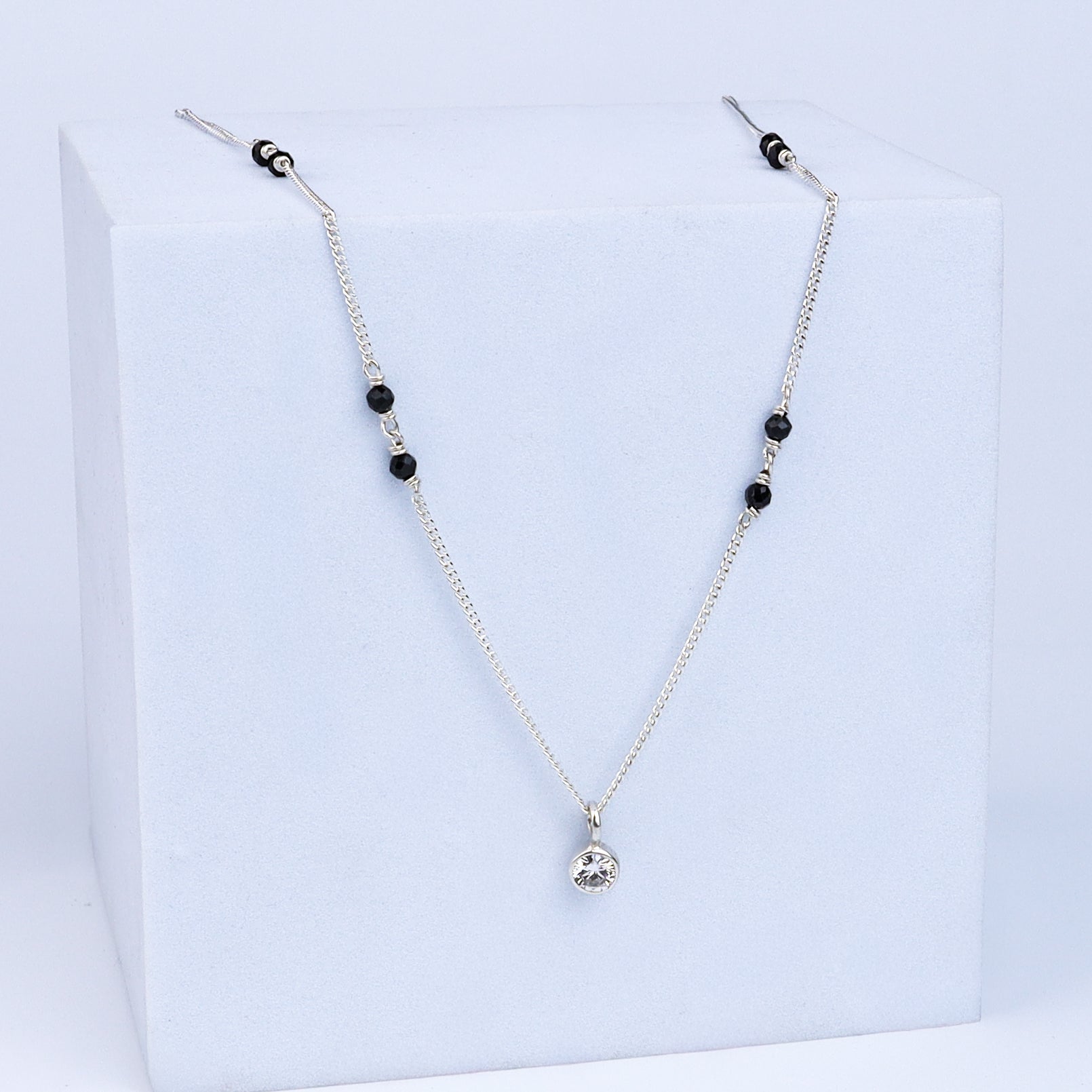 Silver Chain Mangalsutra | CZ | 92.5 Silver