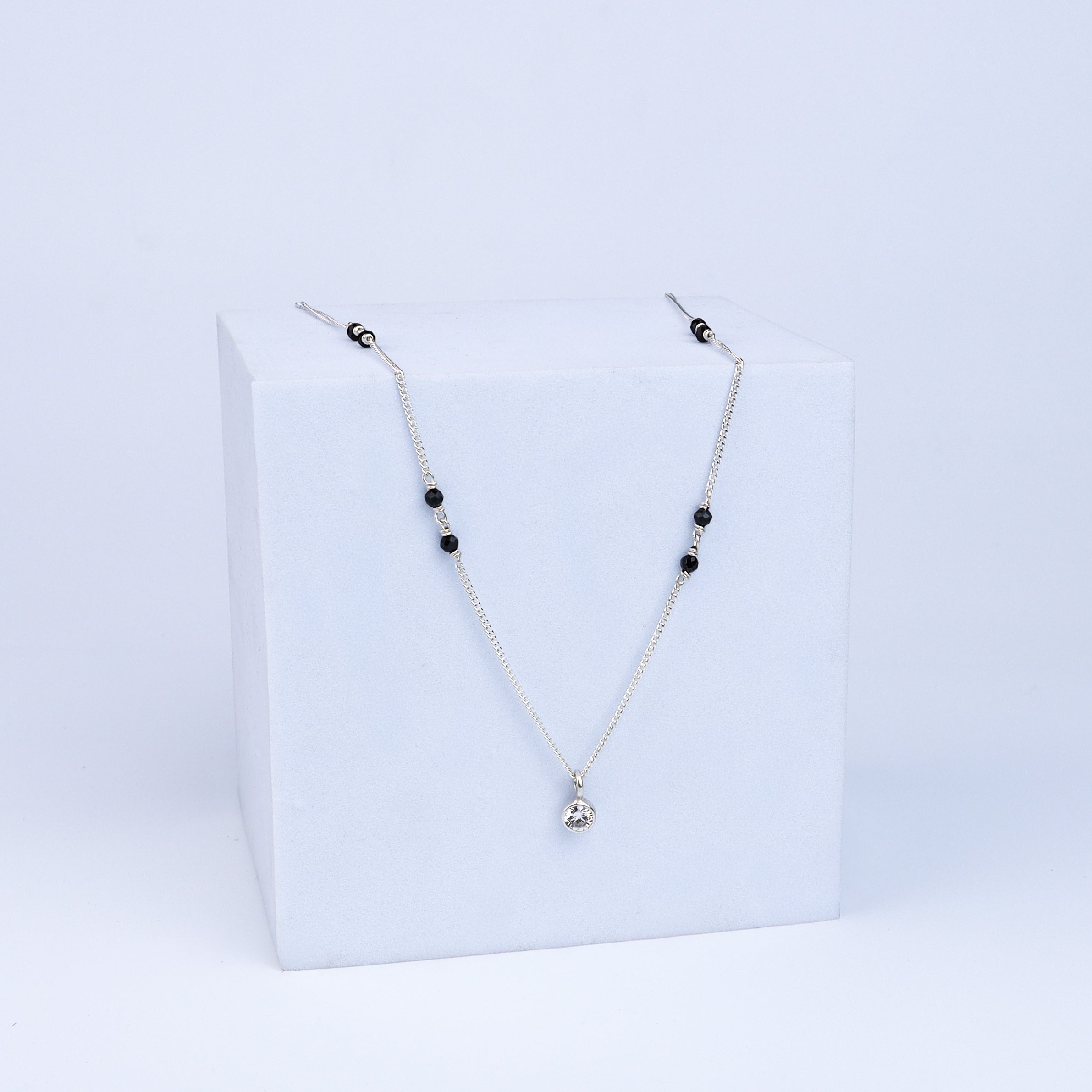 Silver Chain Mangalsutra | CZ | 92.5 Silver