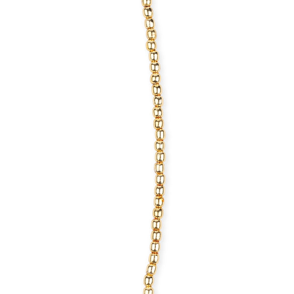 22K Gold Plated Fashion Pink Drop Necklace