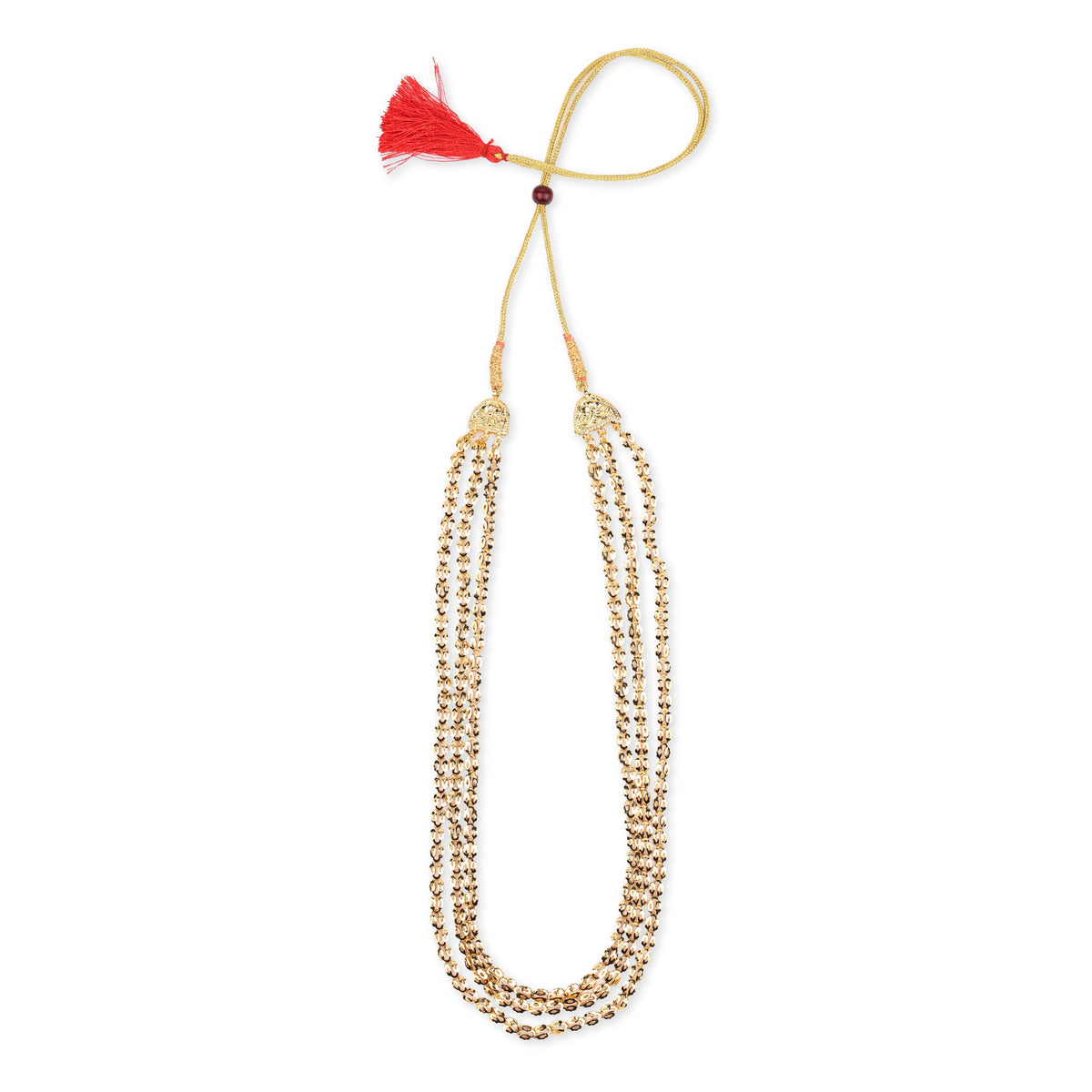 22K Gold Plated Fashion Pohe Haar – 3 Layer