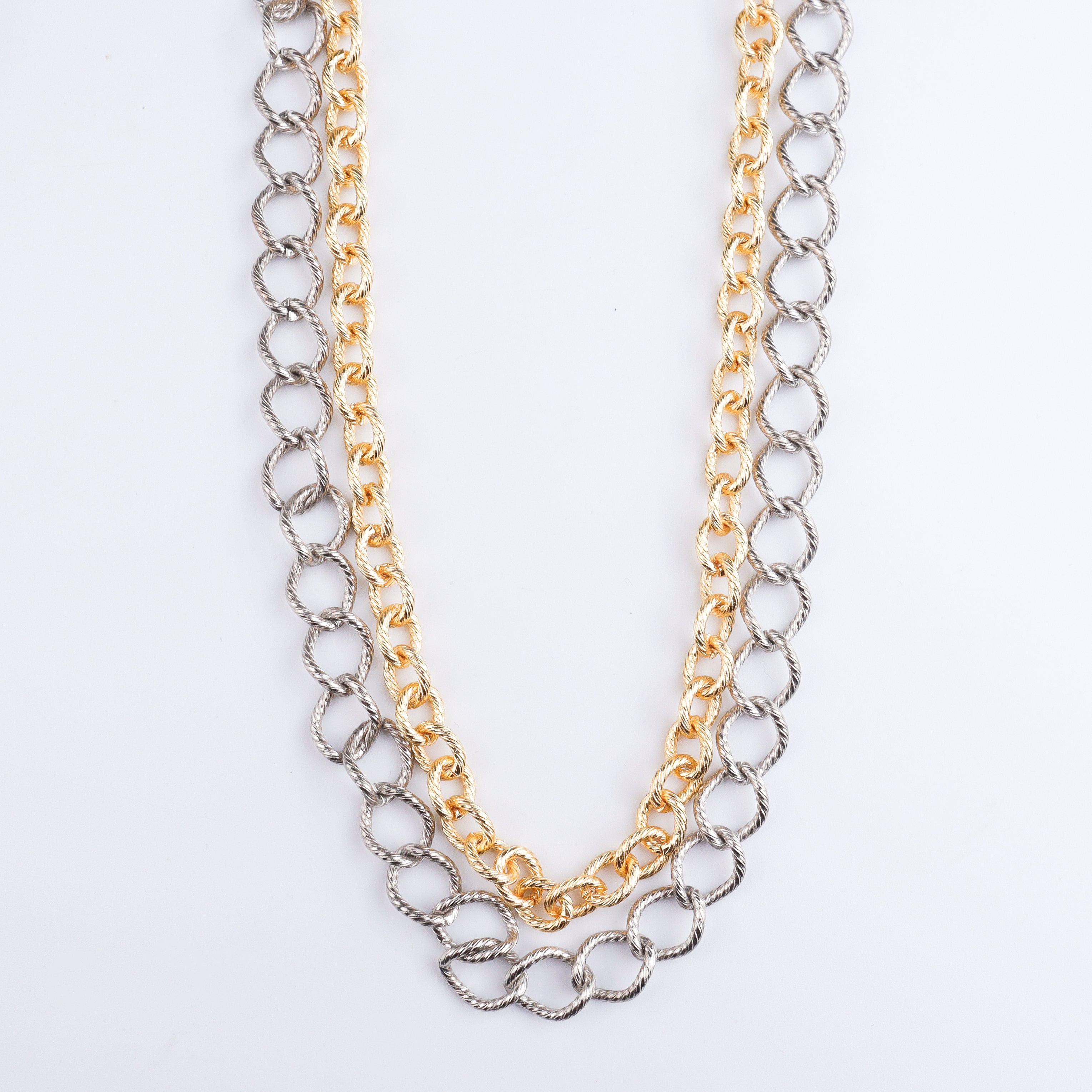 22K Gold Plated Brass Fashion Necklace
