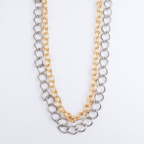 22K Gold Plated Brass Fashion Necklace