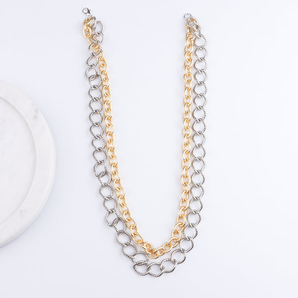 22K Gold Plated Brass Fashion Necklace
