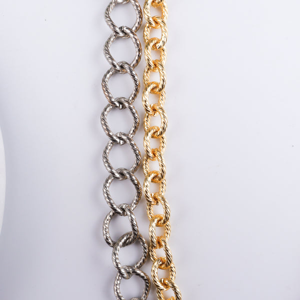 22K Gold Plated Brass Fashion Necklace