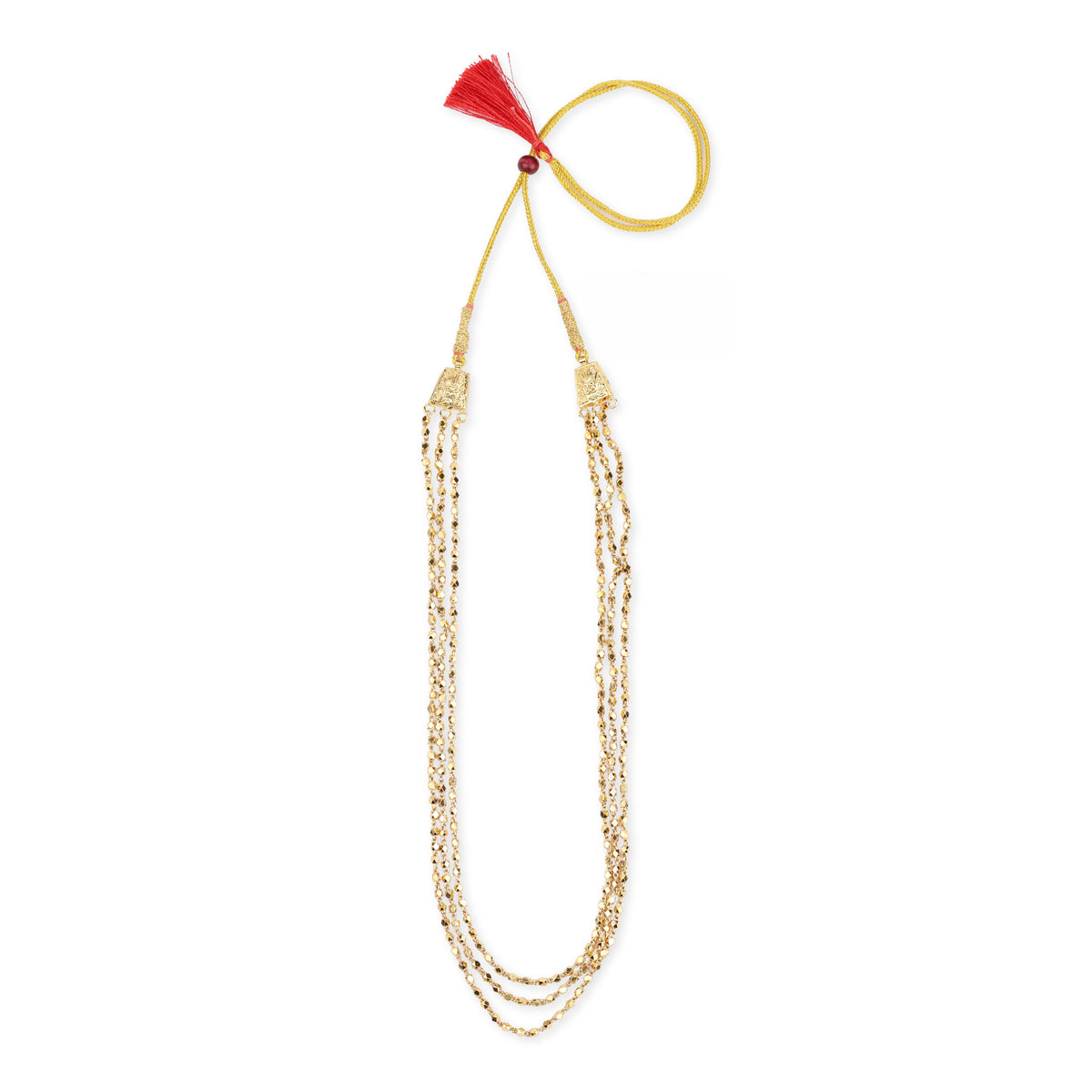 22K Gold Plated Fashion Ashtapailu Maal – 3 Layer Big