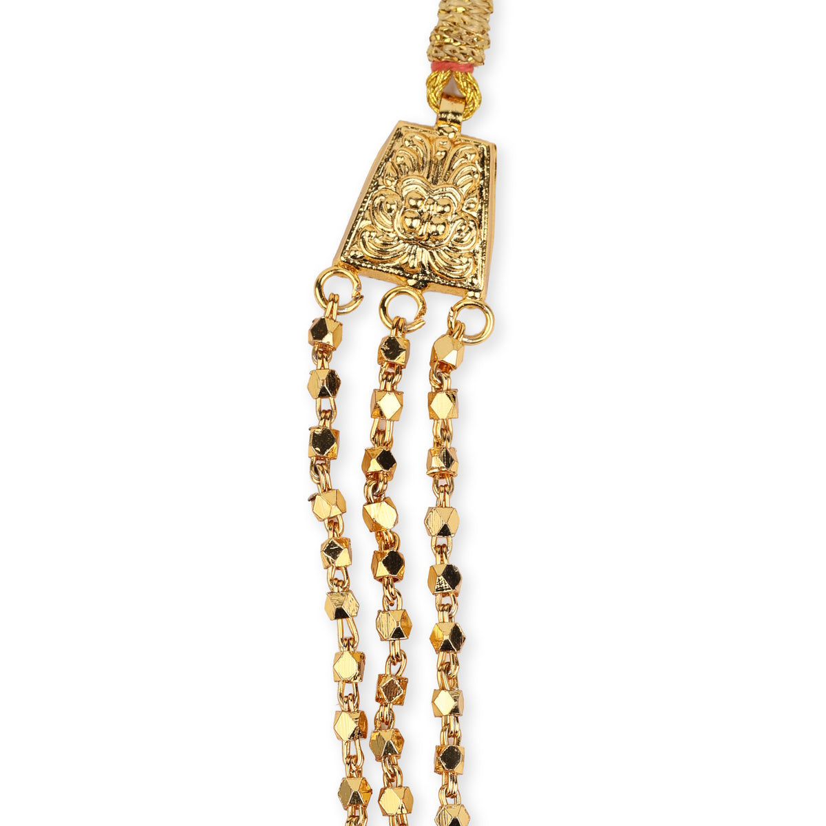 22K Gold Plated Fashion Ashtapailu Maal – 3 Layer Big