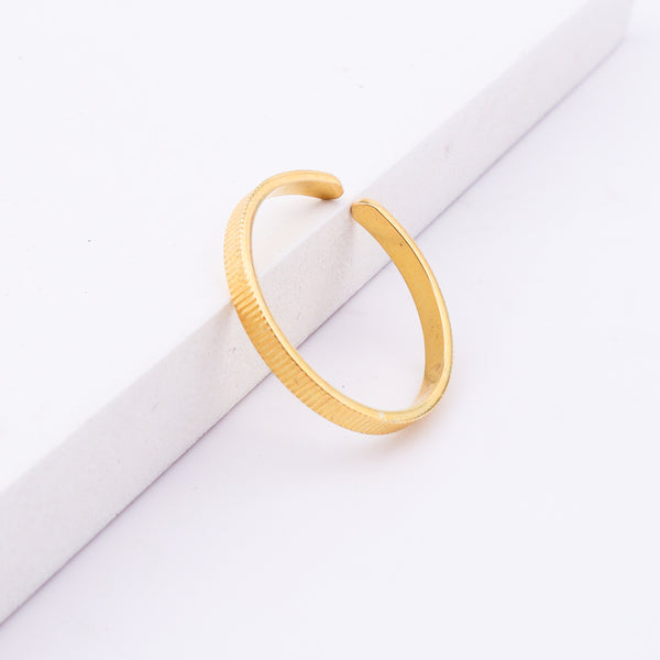 Silver Ring - Small | 22K Gold-Plated