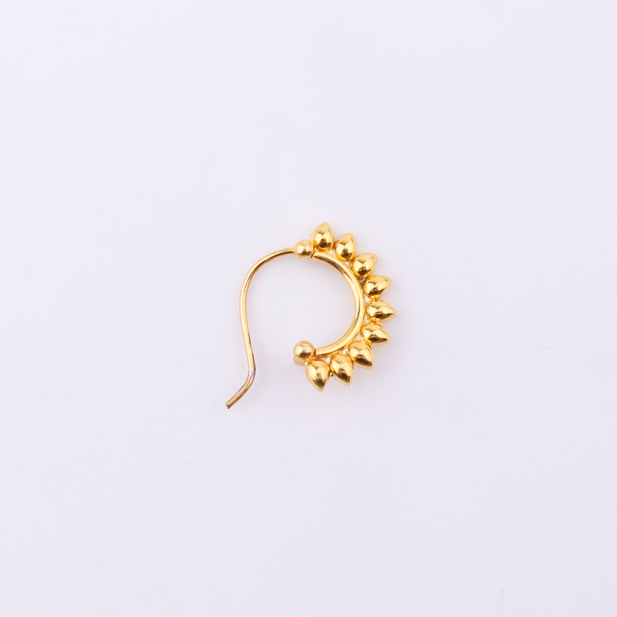 Petals Nath (Left, Pierced) | 22K Gold-Plated