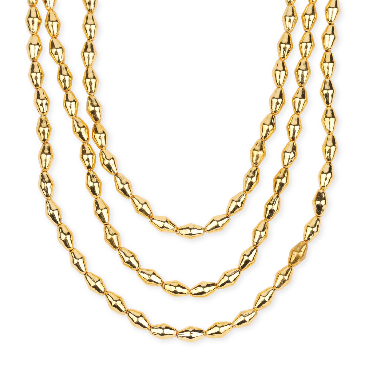 22K Gold Plated Fashion Dholki Maal – Triple Layer