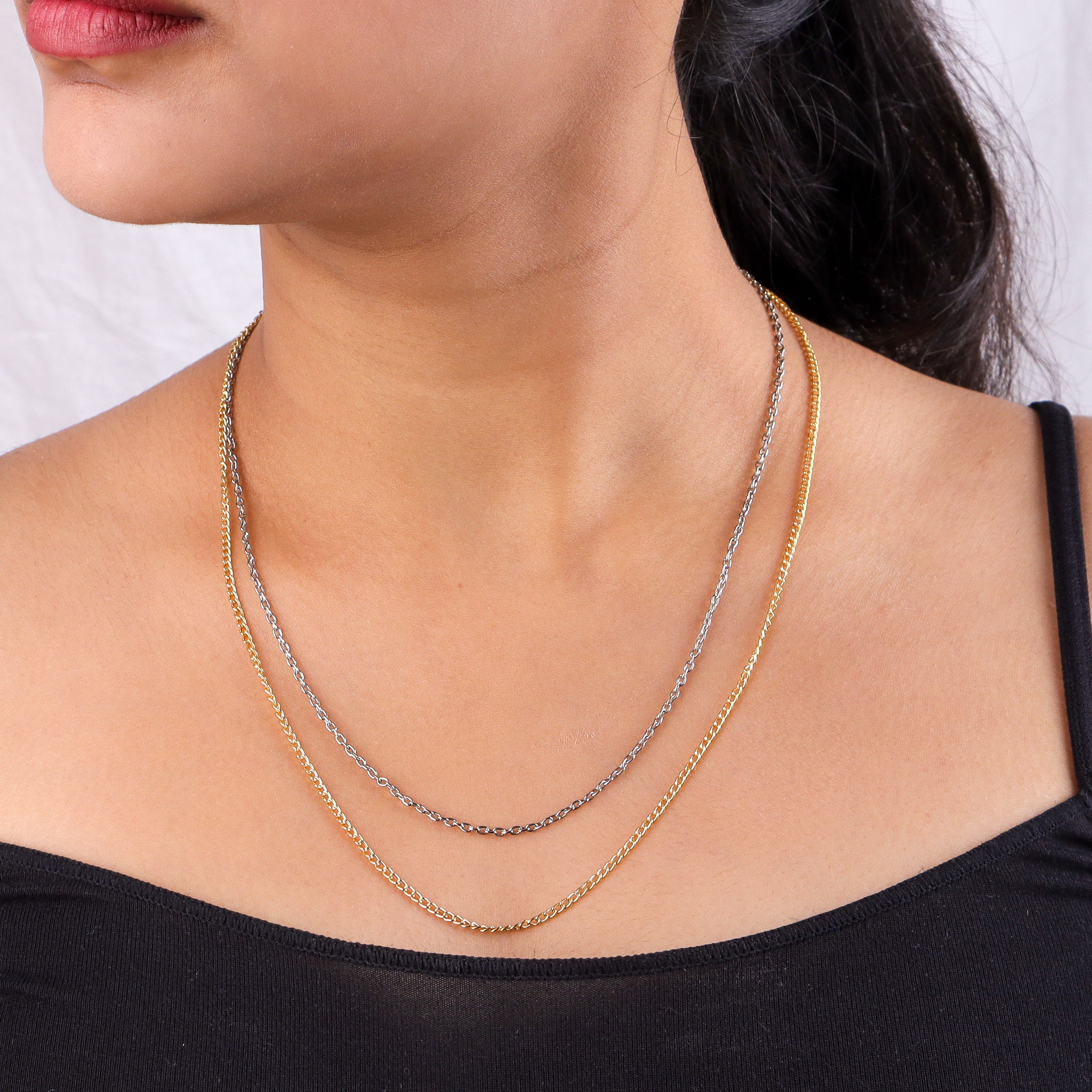 22K Gold Plated Brass Fashion Necklace