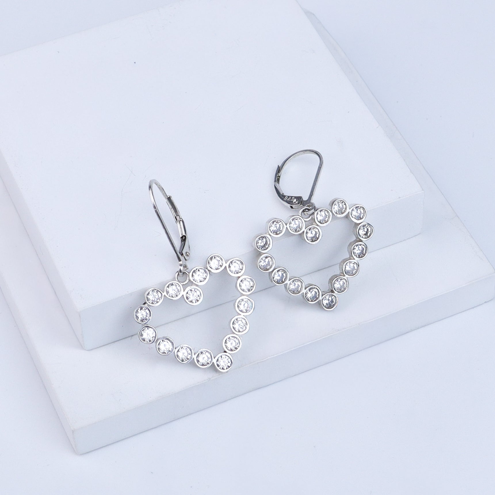 Love Silver Earring | CZ | 92.5 Silver