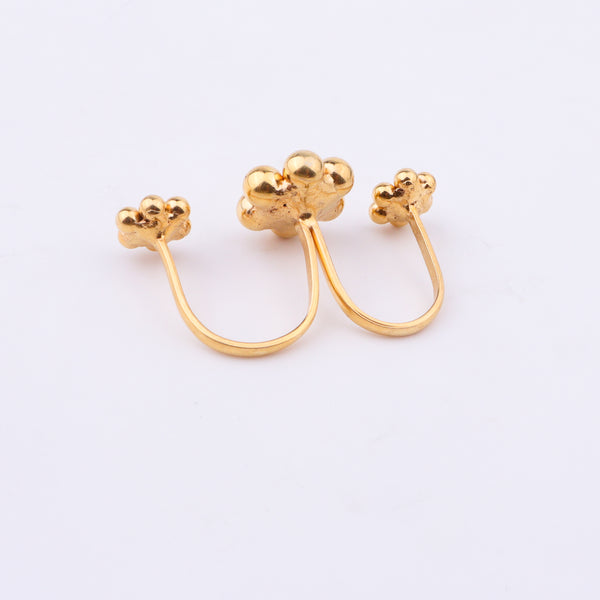 Kudi Two-Finger Ring | 22K Gold-Plated