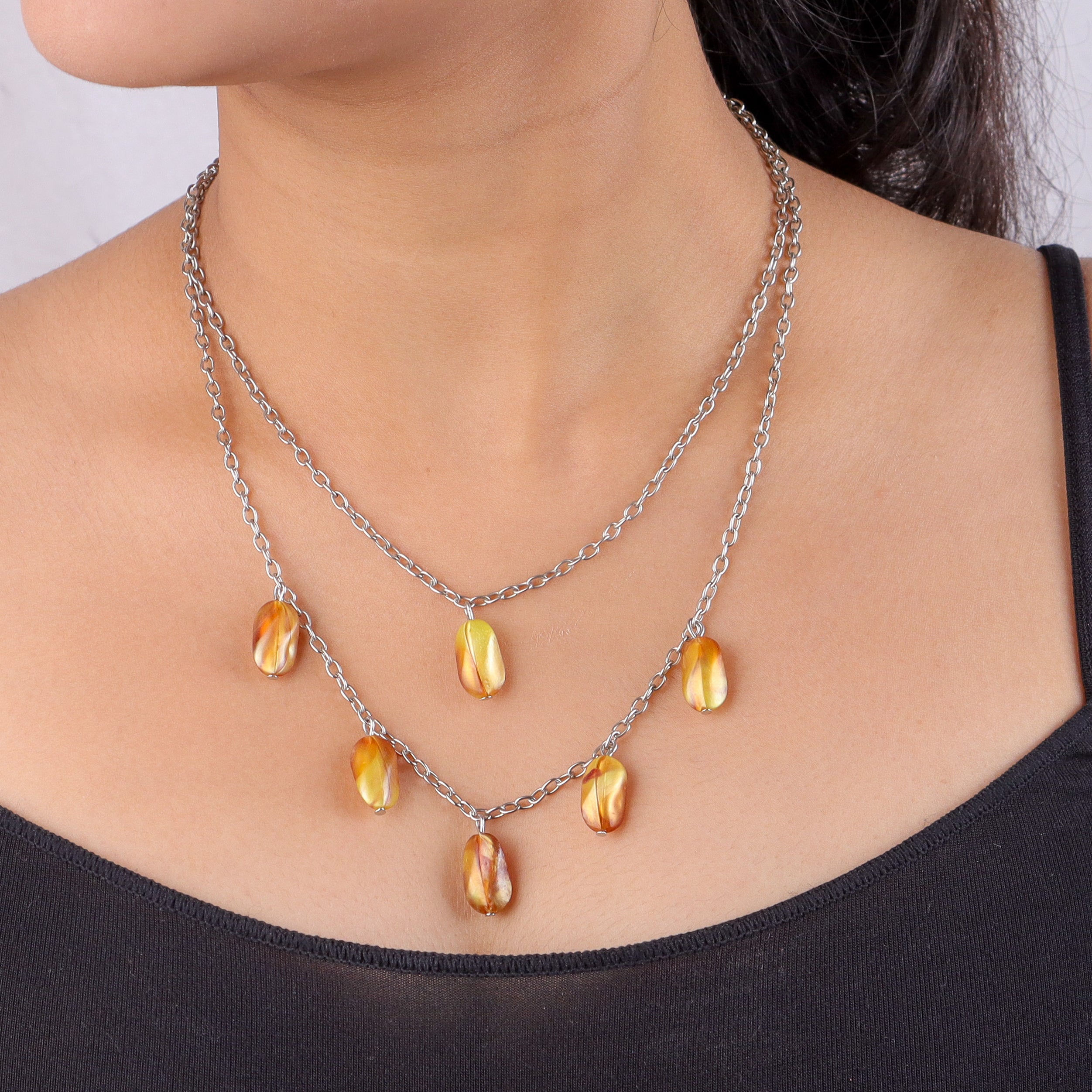 Brass Fashion Necklace