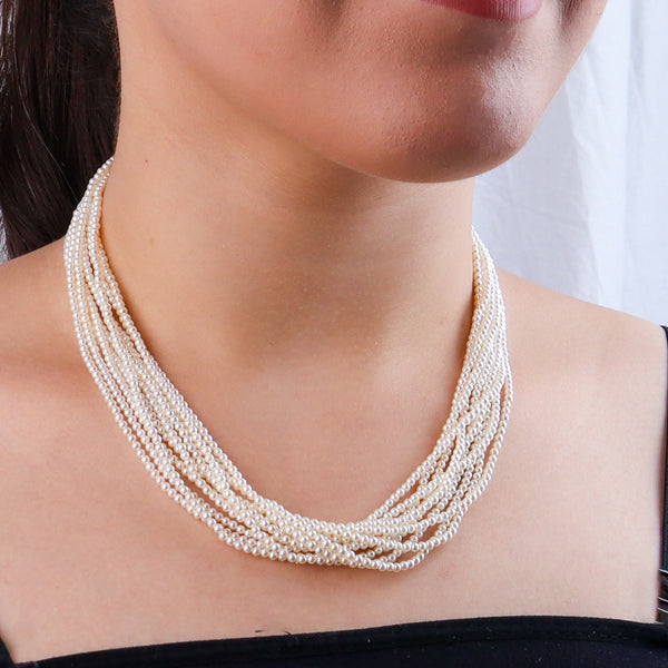 Pearl Bunch Necklace