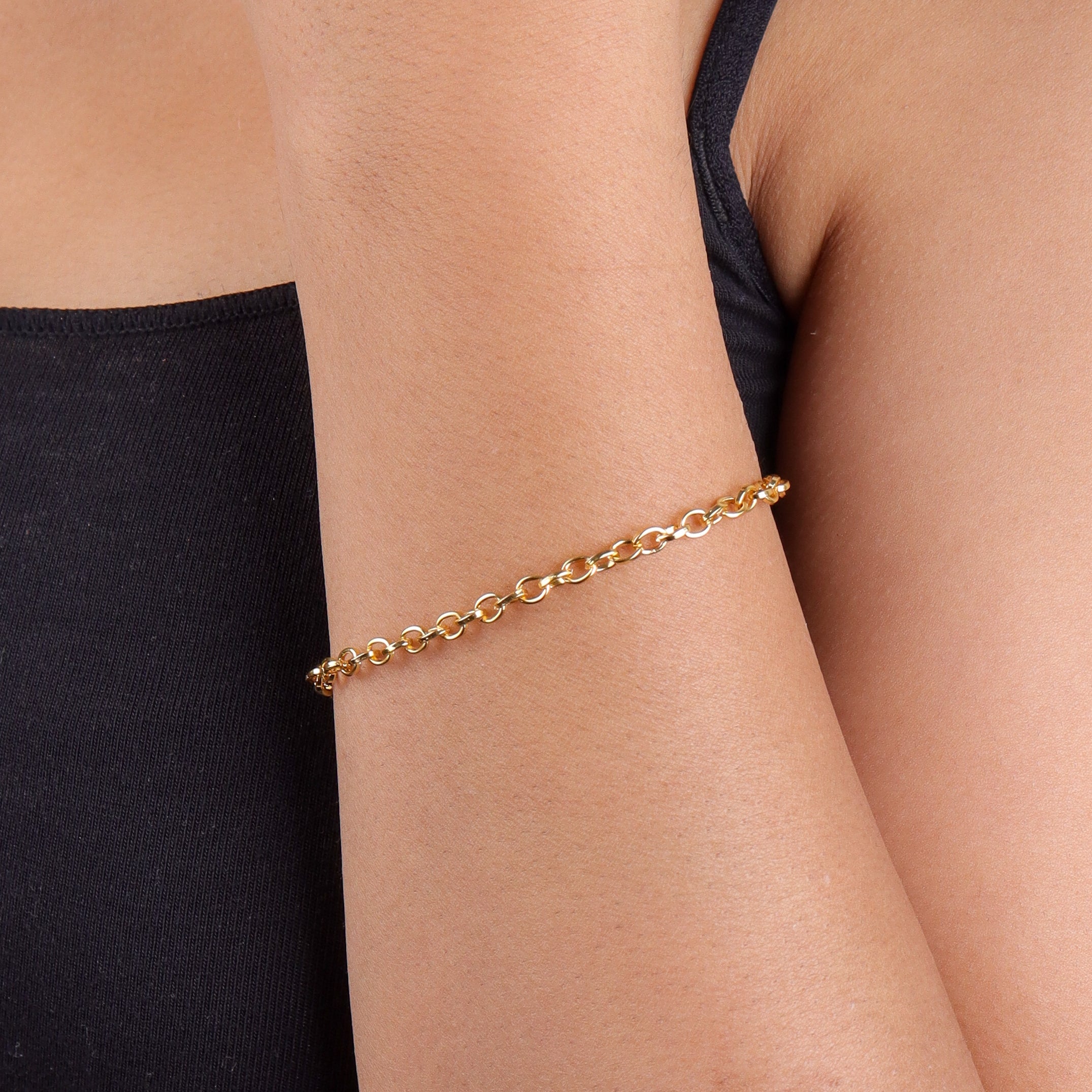 22K Gold Plated Brass Fashion Bracelet