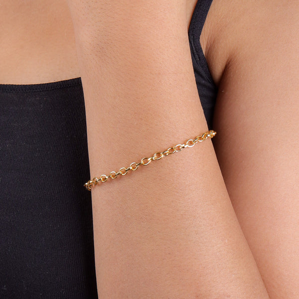 22K Gold Plated Brass Fashion Bracelet
