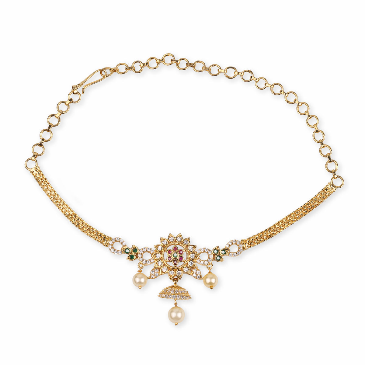 22K Gold Plated Fashion Arm Band cum Necklace