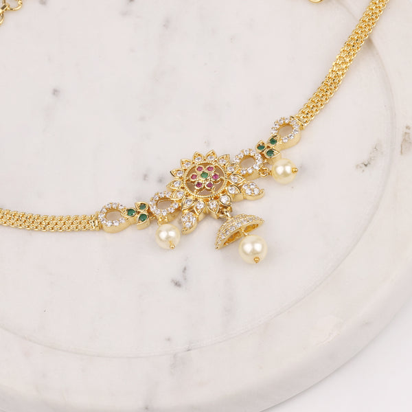 22K Gold Plated Fashion Arm Band cum Necklace