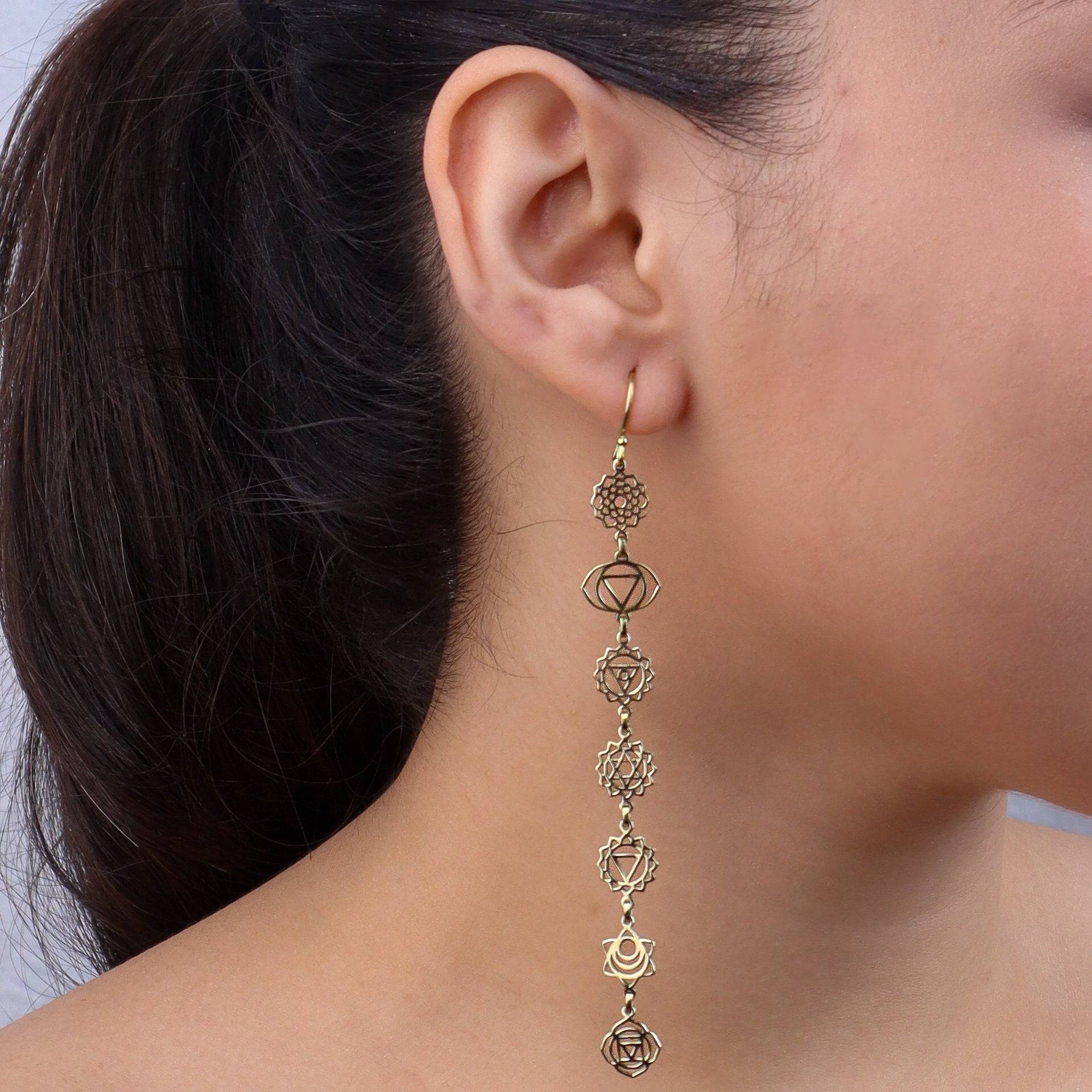 Brass Fashion Earrings