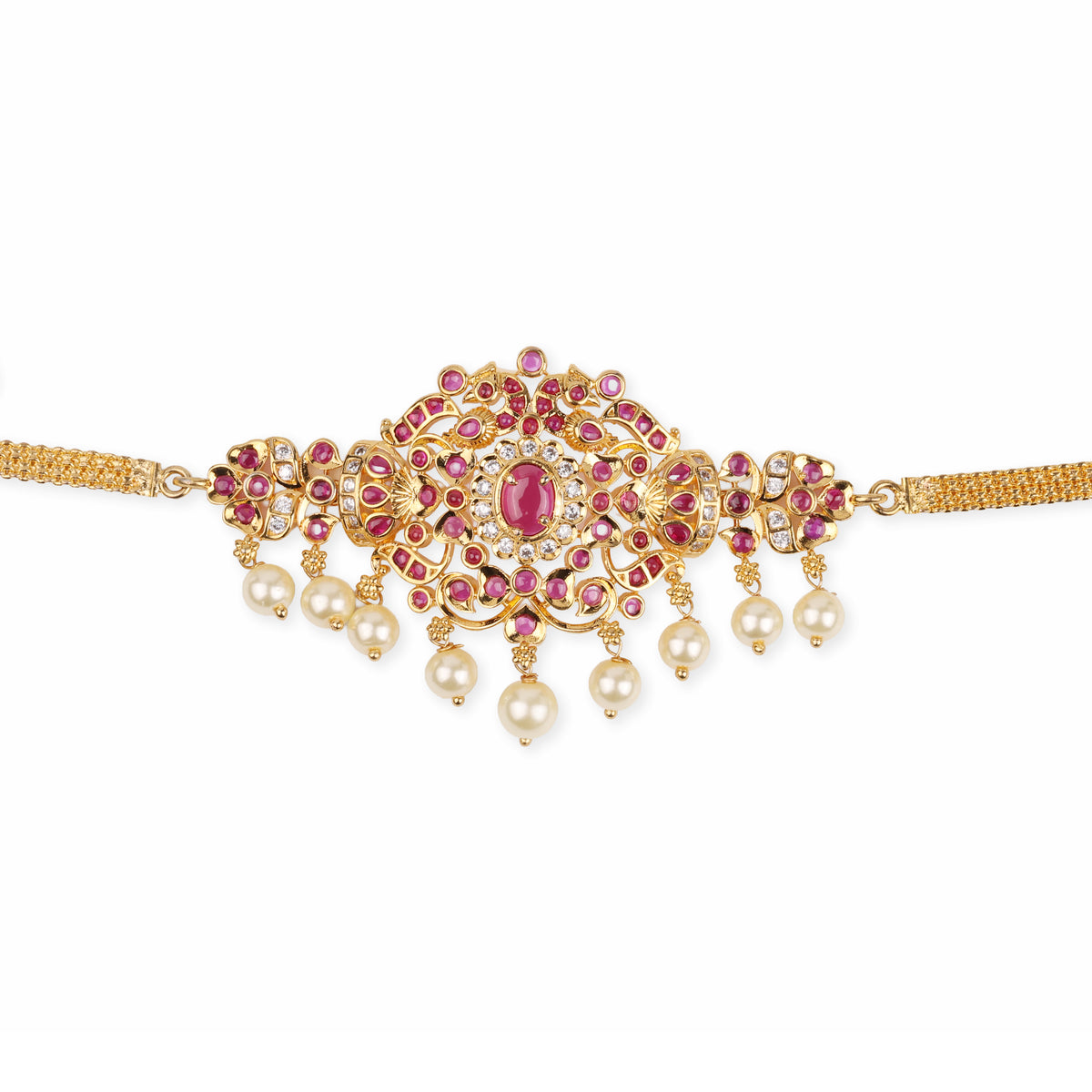 22K Gold Plated Fashion Arm Band cum Necklace