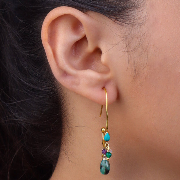 Brass Fashion Earrings