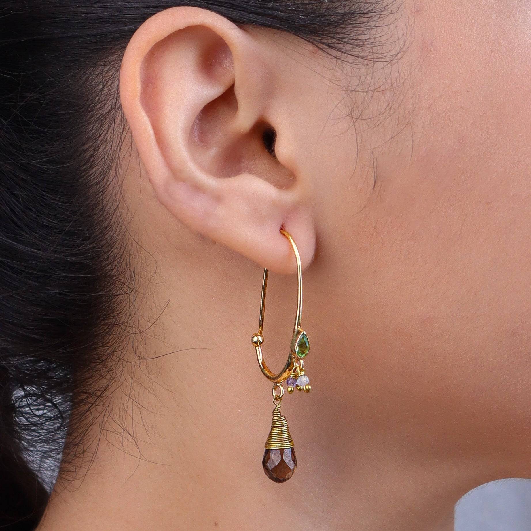 Brass Fashion Earrings