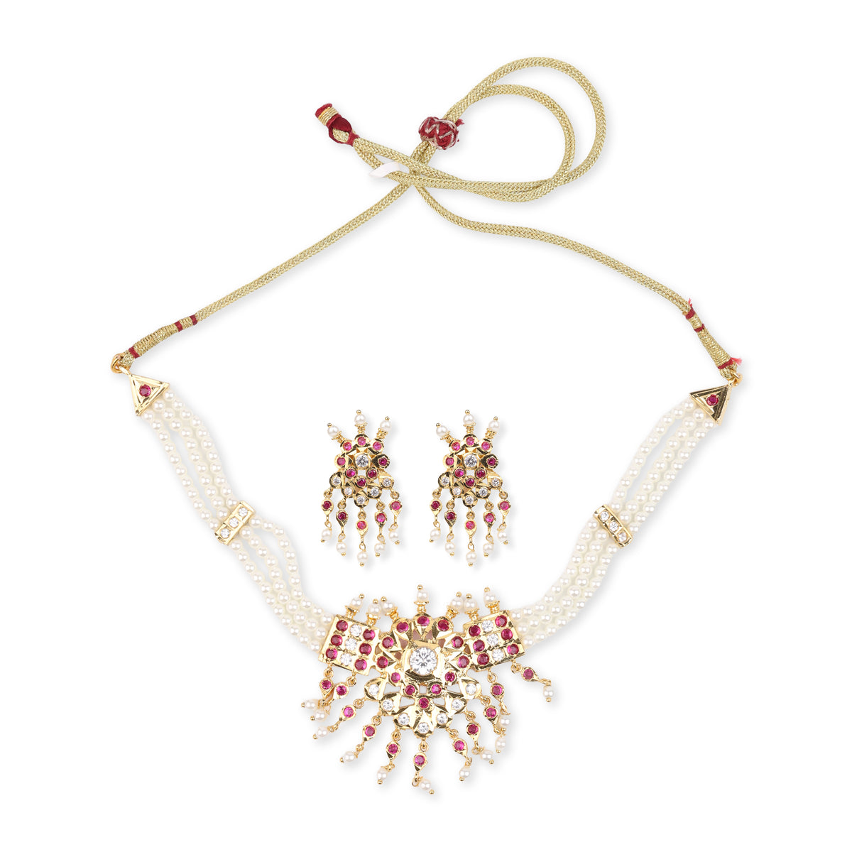 22K Gold Plated Fashion Choker Set