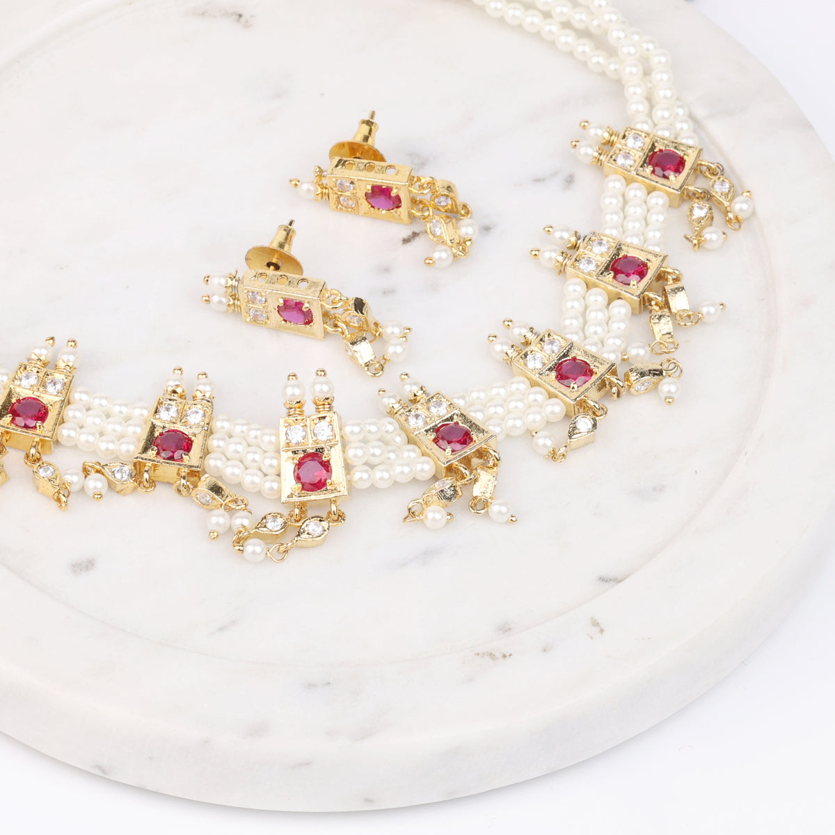 22K Gold Plated Fashion Chinchpeti
