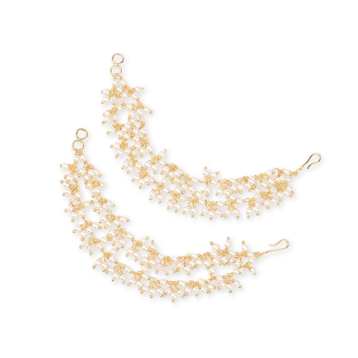 22K Gold Plated Fashion Pearl Bunch Vel