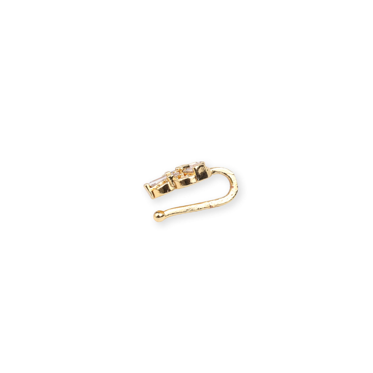 22K Gold Plated Fashion Bugadi / Nose Pin