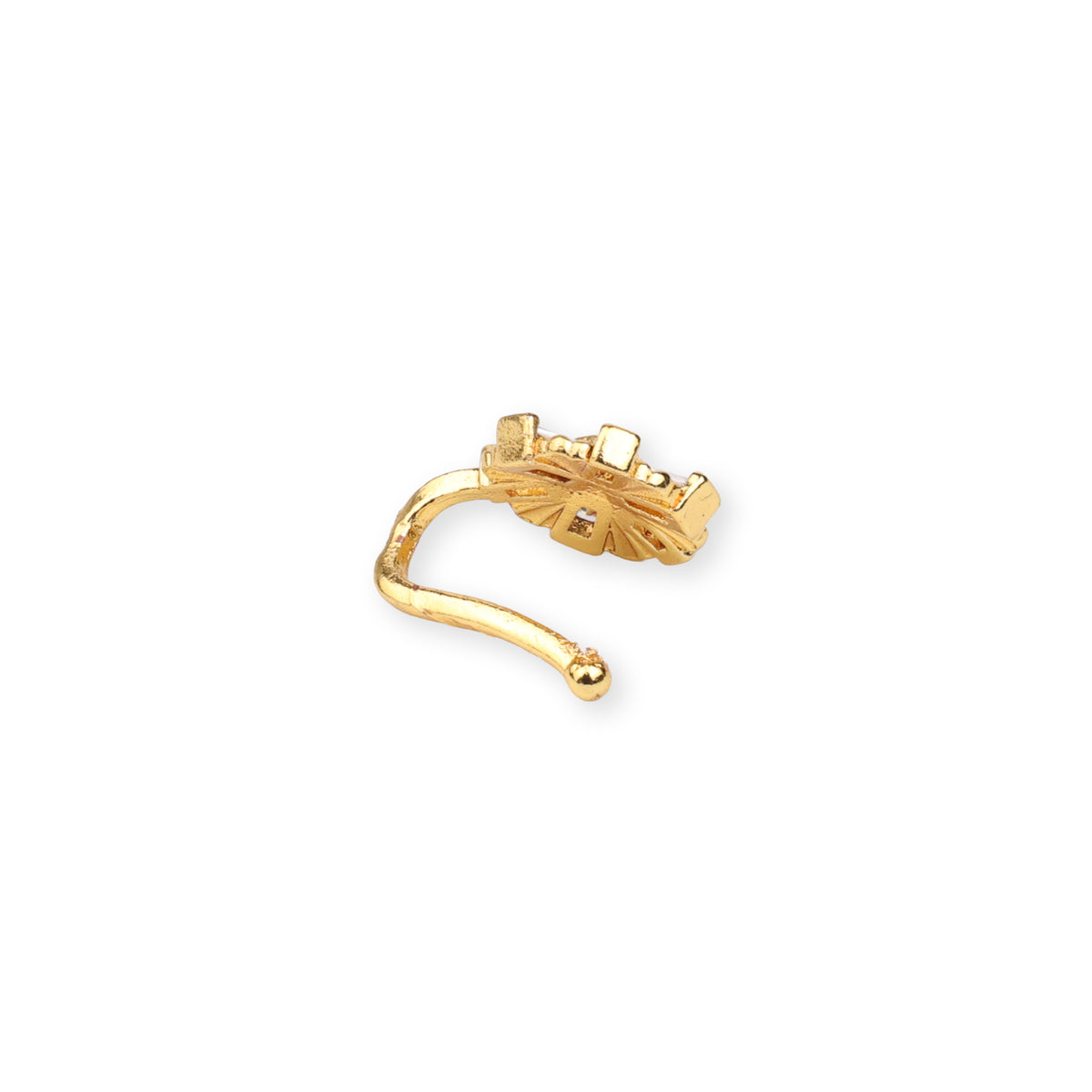 22K Gold Plated Fashion Bugadi / Nose Pin
