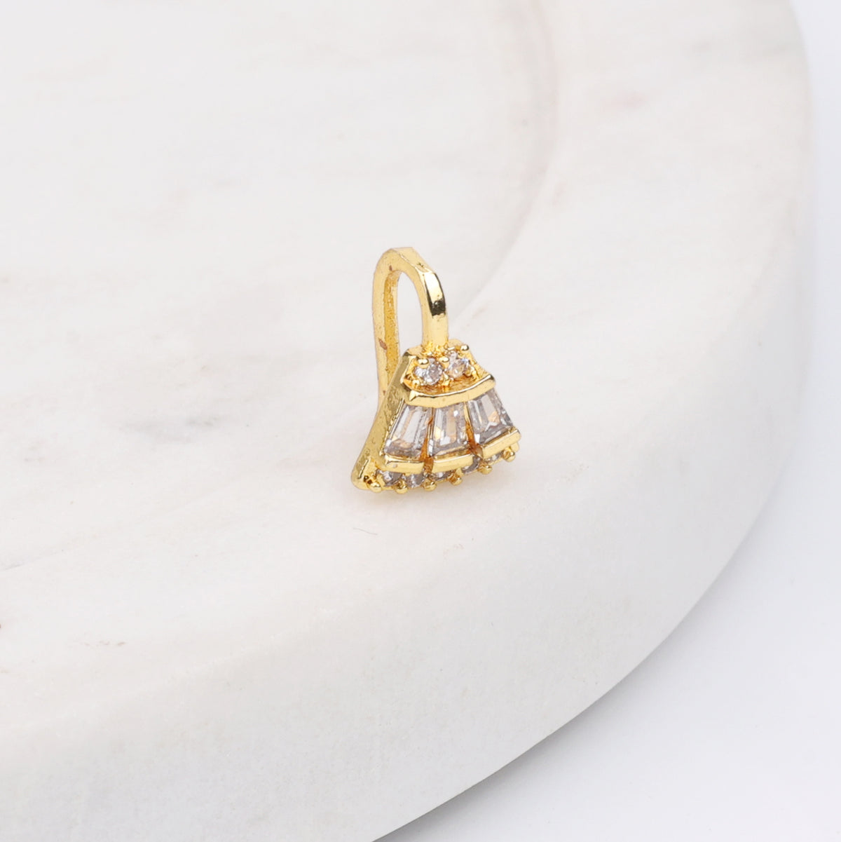 22K Gold Plated Fashion Bugadi / Nose Pin