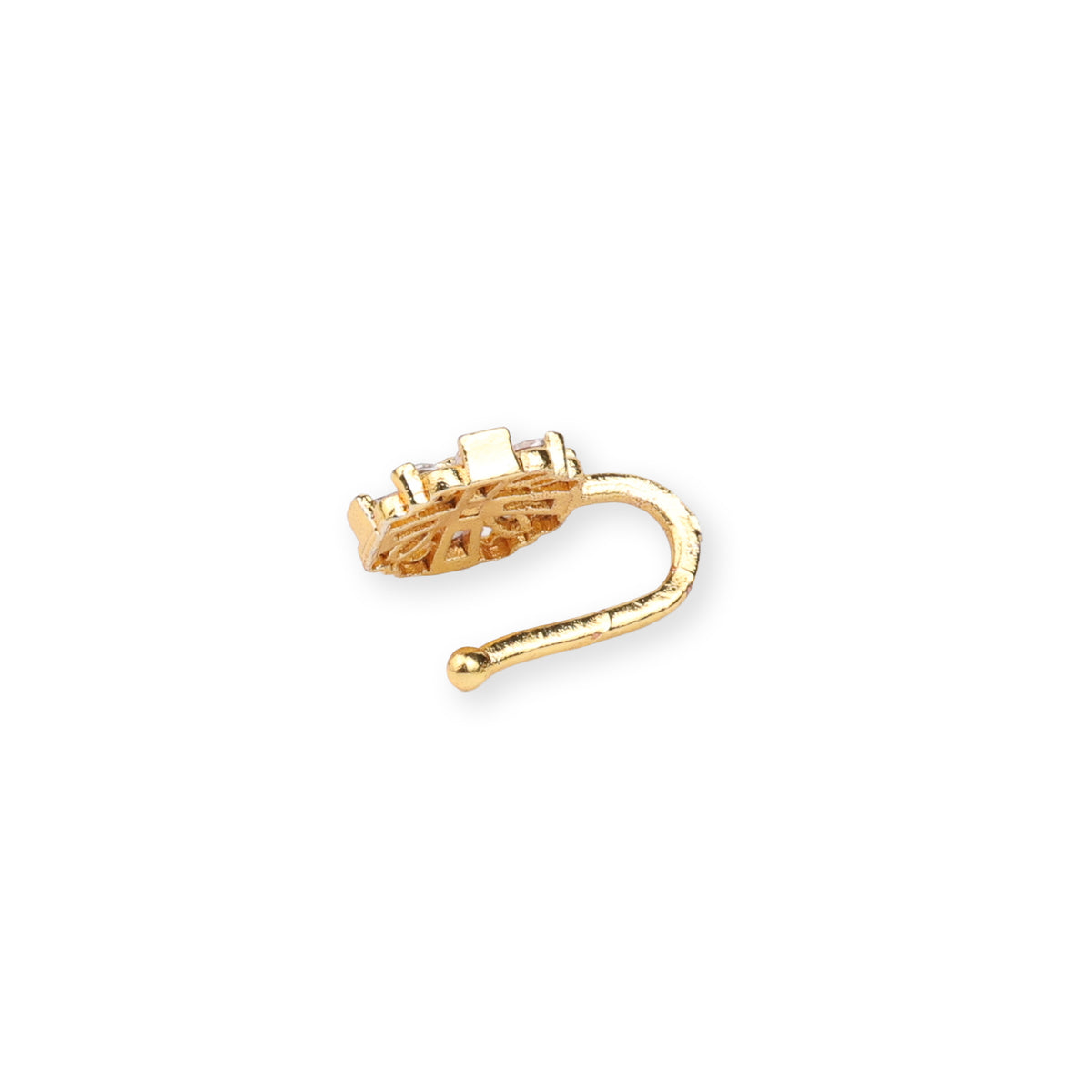 22K Gold Plated Fashion Bugadi / Nose Pin