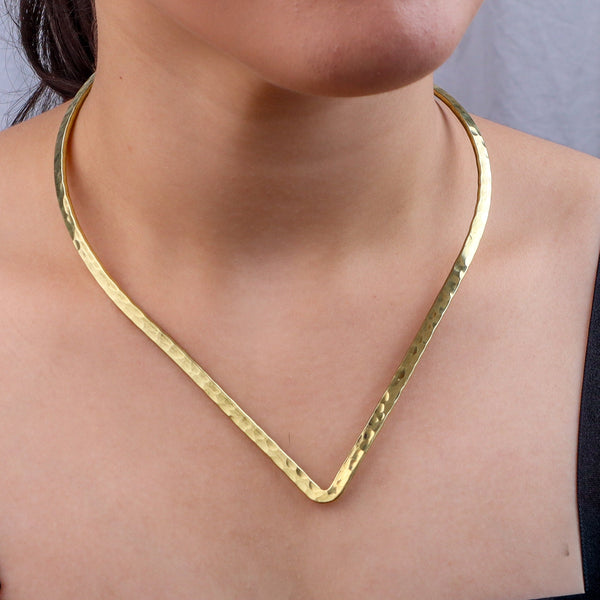 Brass Fashion Necklace