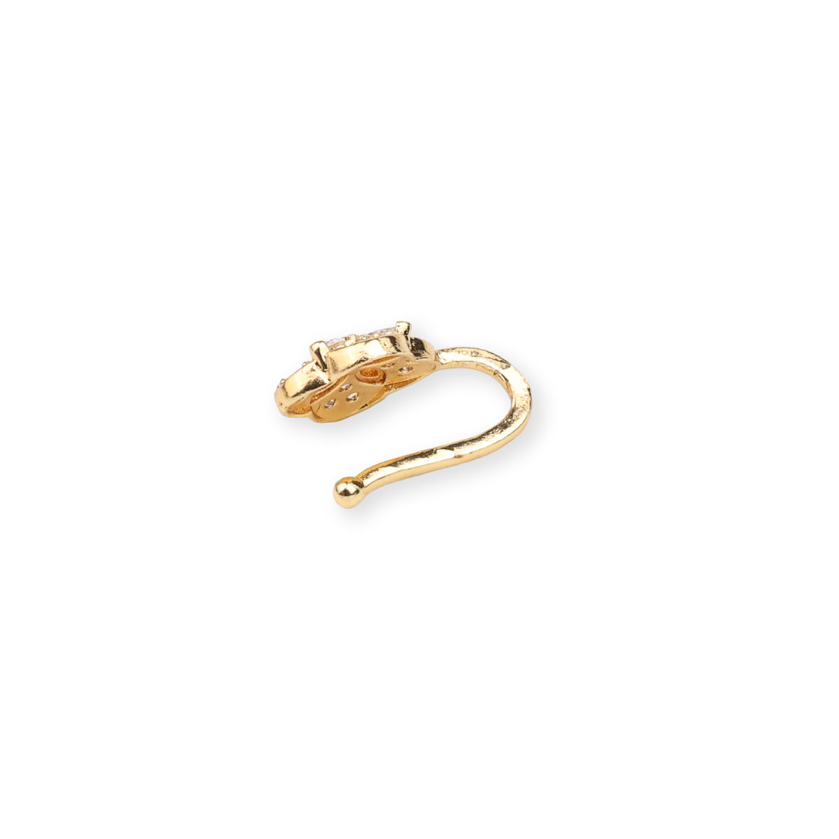 22K Gold Plated Fashion Bugadi / Nose Pin