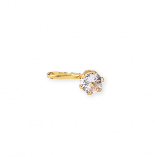 22K Gold Plated Fashion Bugadi / Nose Pin