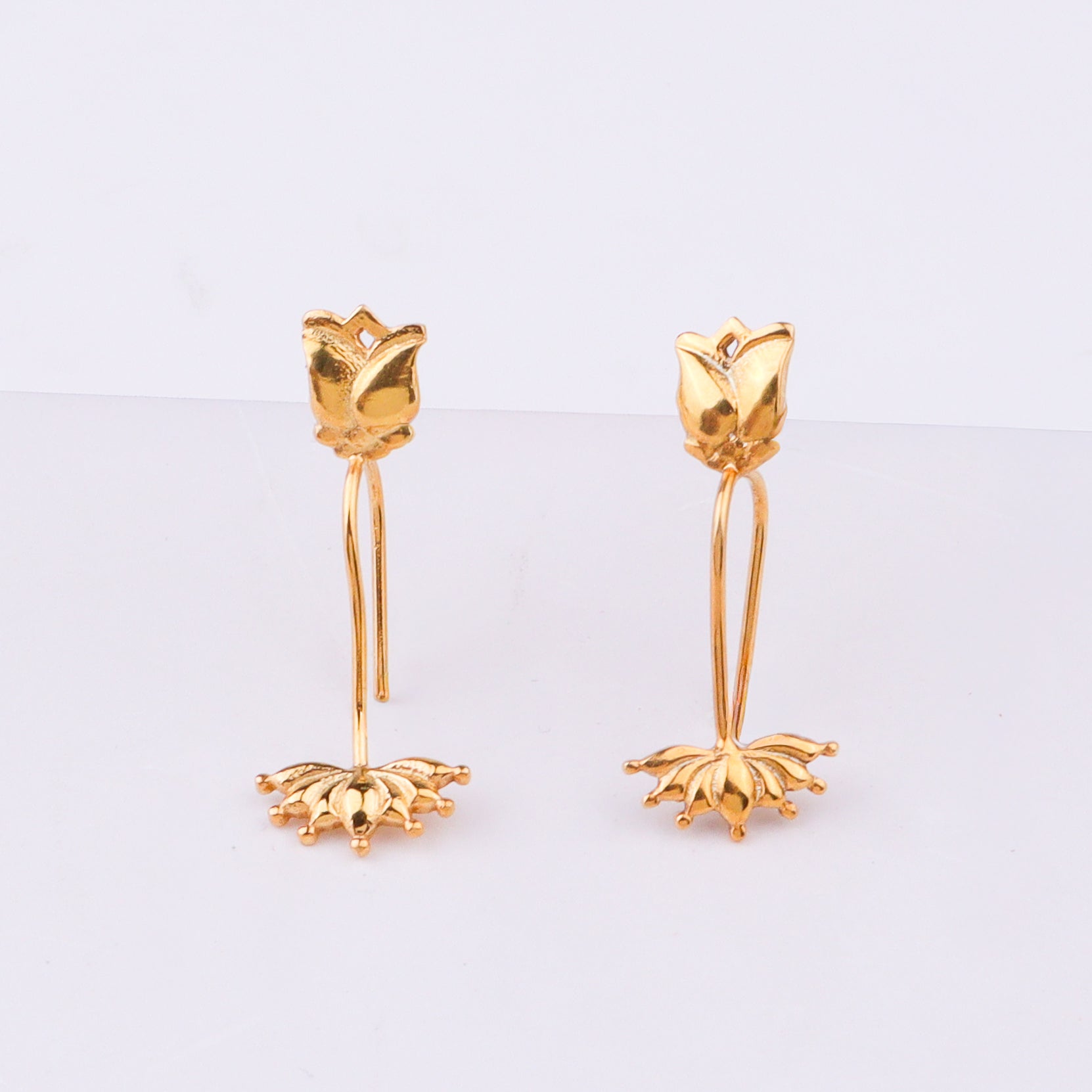 Lotus Bugadi - Clip-On | 22K Gold-Plated