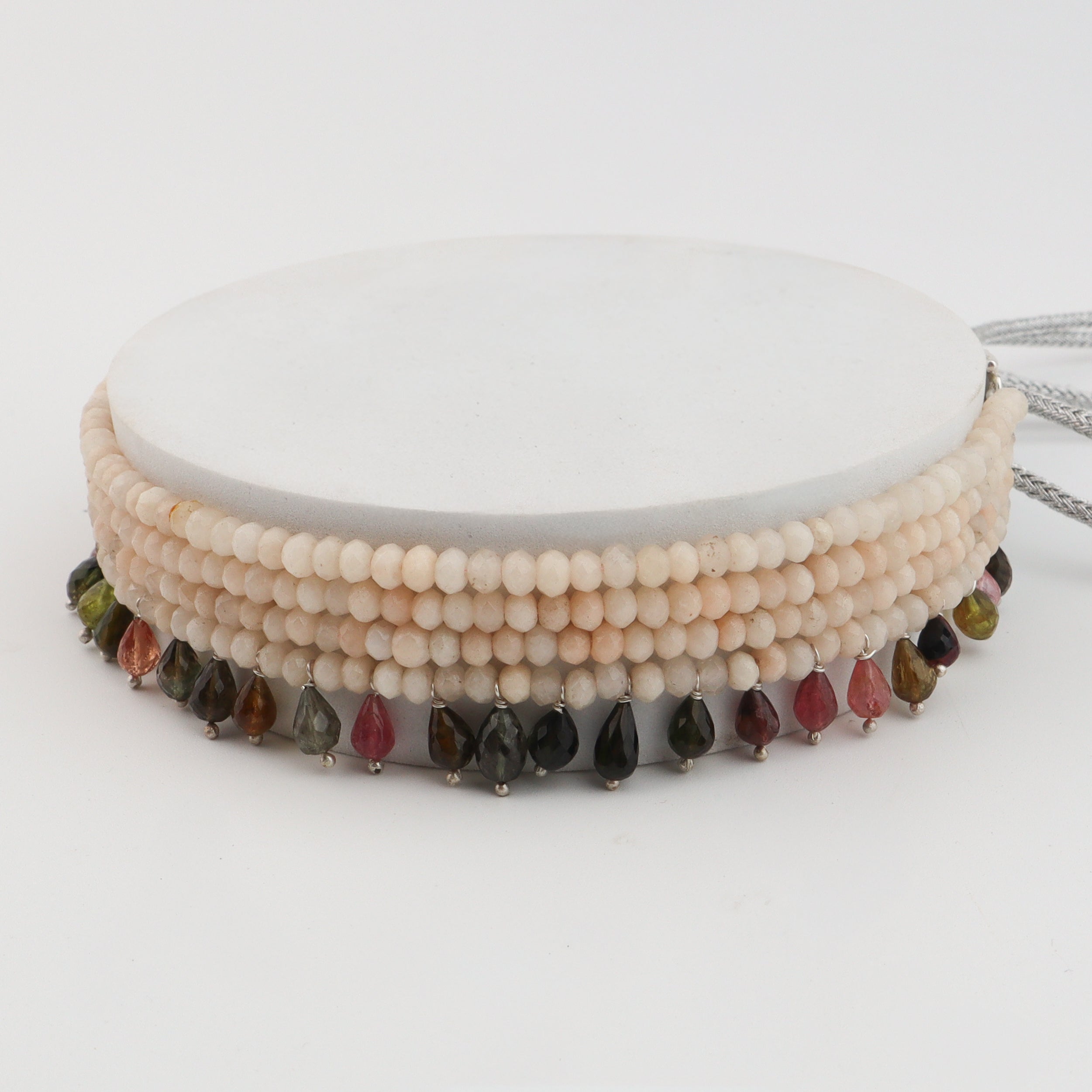 Luxe Necklace - Moonstone & Tourmaline