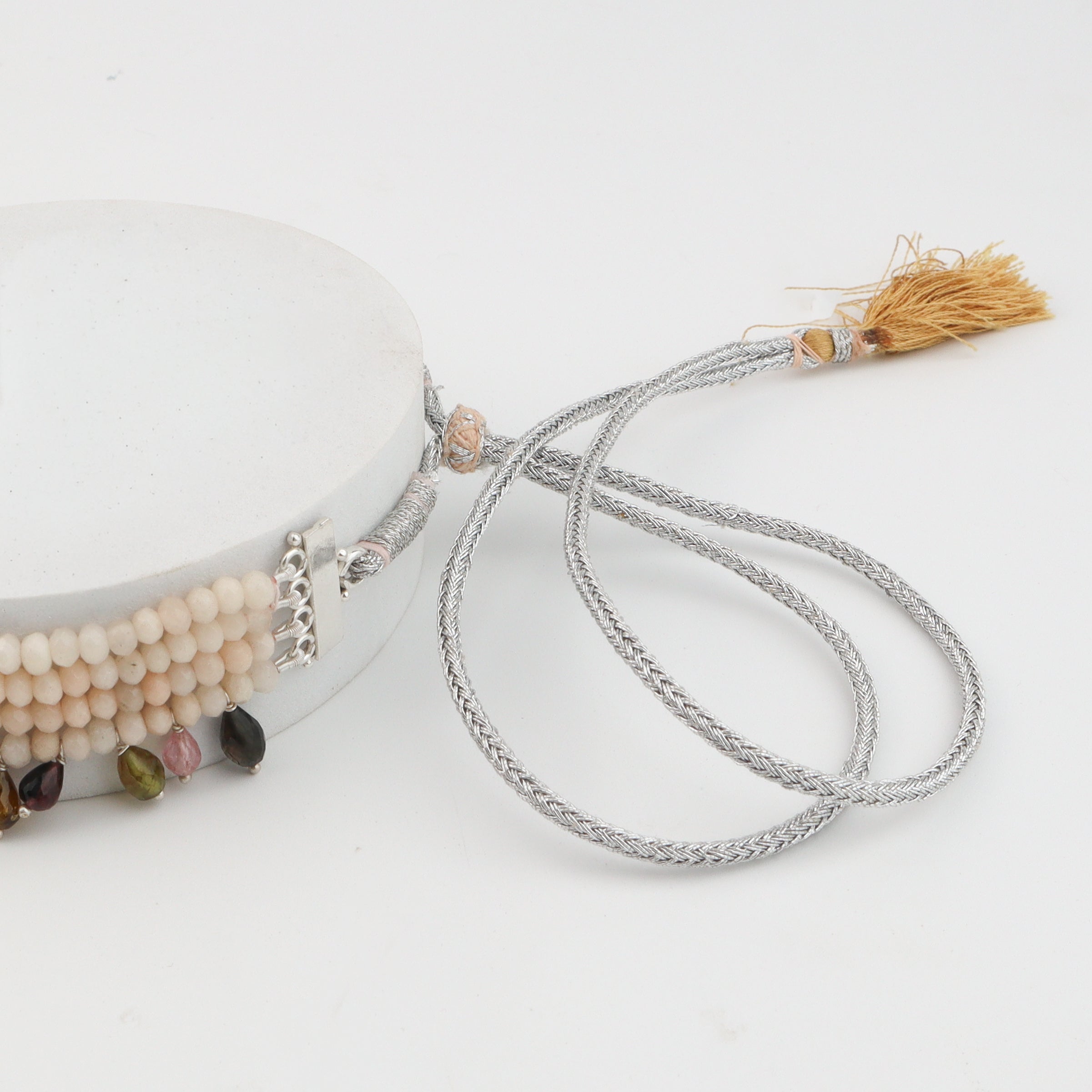 Luxe Necklace - Moonstone & Tourmaline