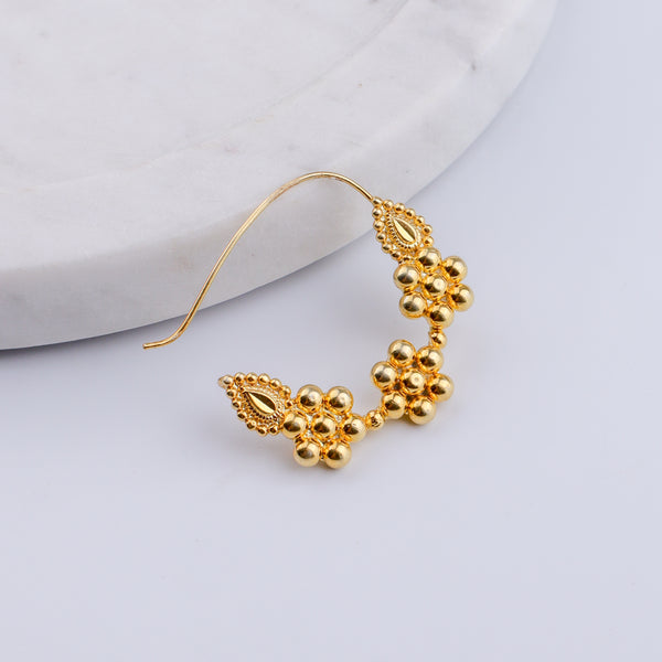 Itihaas Kudi Nath – Small (Left, Pierced) | 22K Gold-Plated