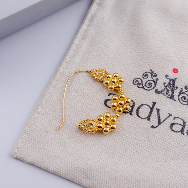 Itihaas Kudi Nath – Small (Left, Pierced) | 22K Gold-Plated