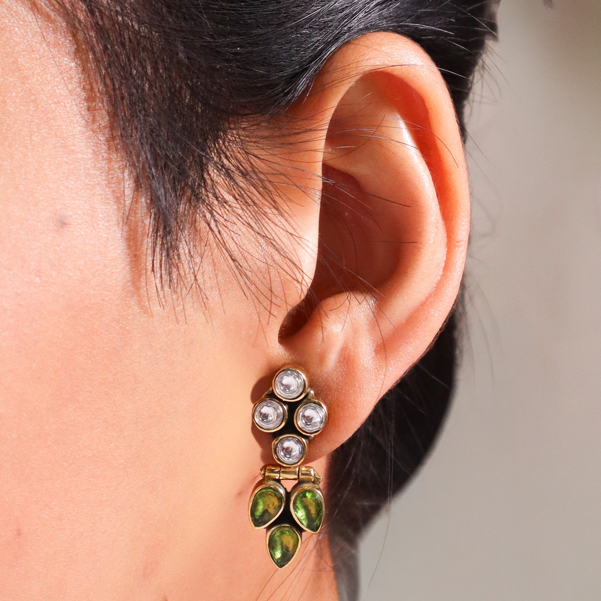 Brass Fashion Earrings
